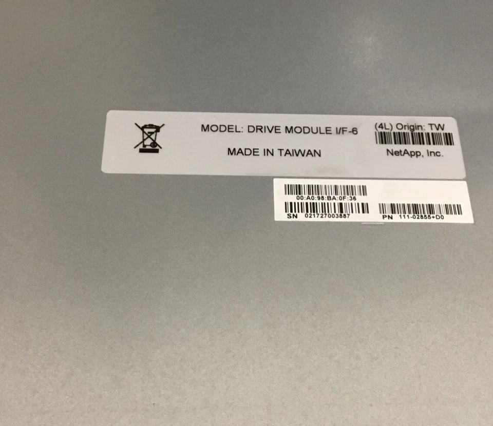 NetApp E-X270800A-R6 Drive Module I/F-6 for E-Series Storage Arrays 111-02855+D0 - Image 4 of 4