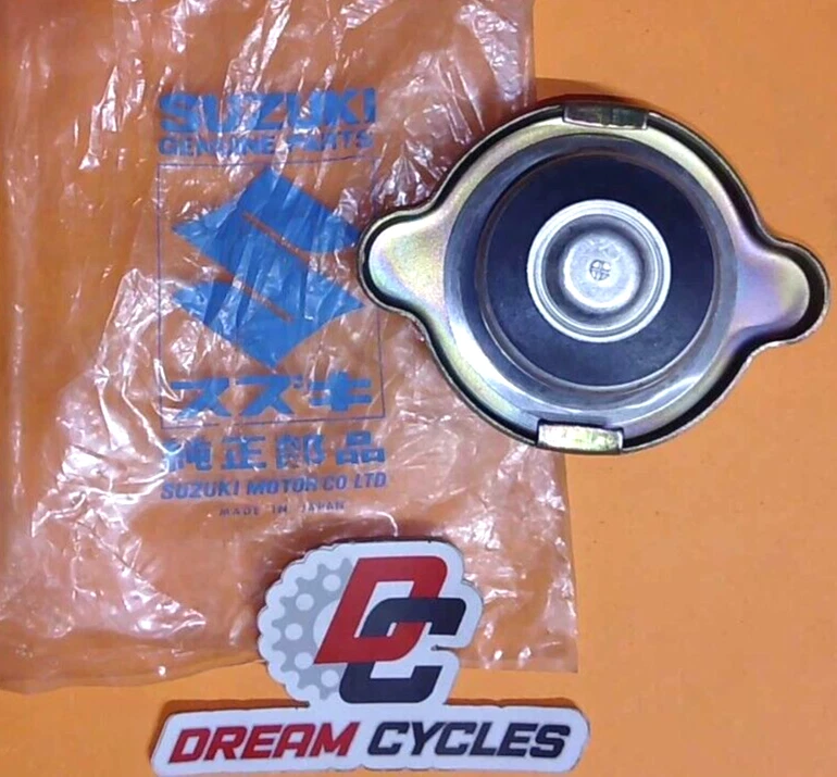 NOS 铃木原始设备制造商散热器盖 75-76 RE5 RE5M 旋转式 72-77 GT750 LEMANS 17780-31010 — 第 2/2 张图片