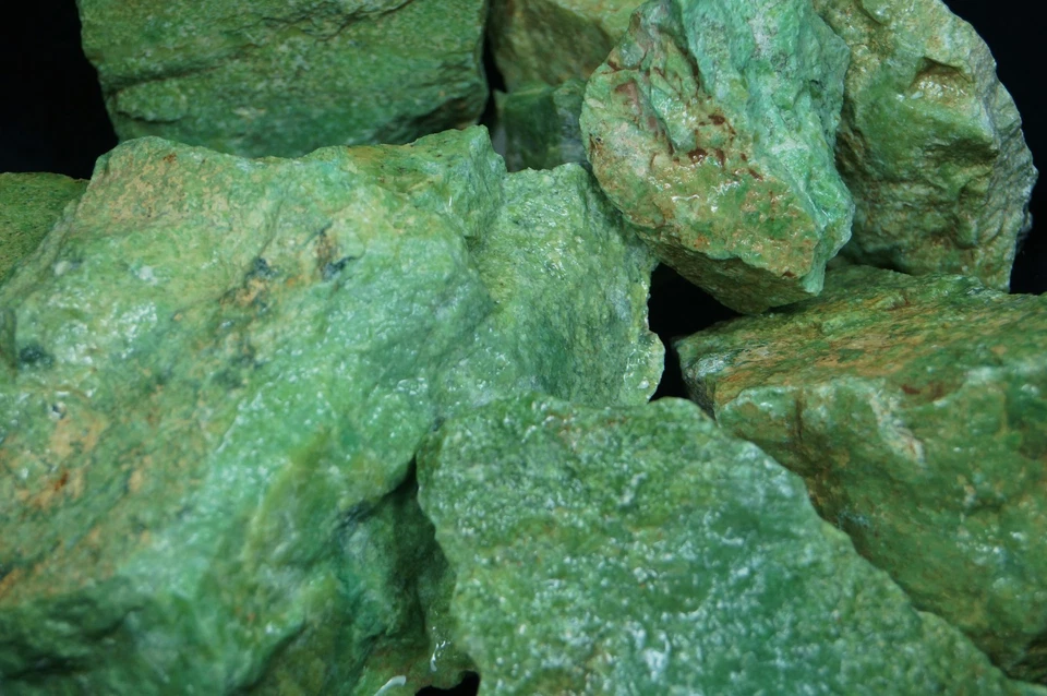   Lote de 5 libras de aventurina natural de roca áspera lapidaria de Afganistán Foto 2 de 4