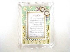 My Sister Is A Special Friend - Musical Decorative Frame with Sister Poem NEW