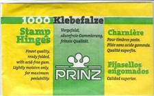 PRINZ Stamp Hinges -1000 Pre-folded, Peelable, Transparent Free Ship, List $7.99