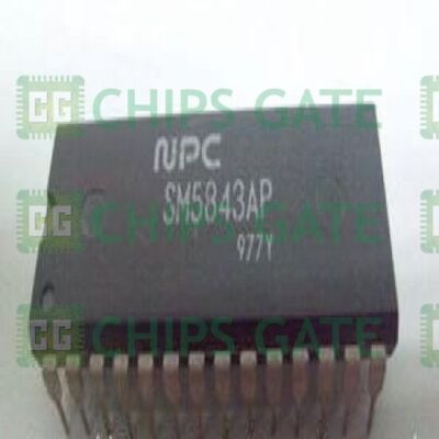 1PCS Audio Multi-function Digital   IC   DIP-28 SM5843AP #E1