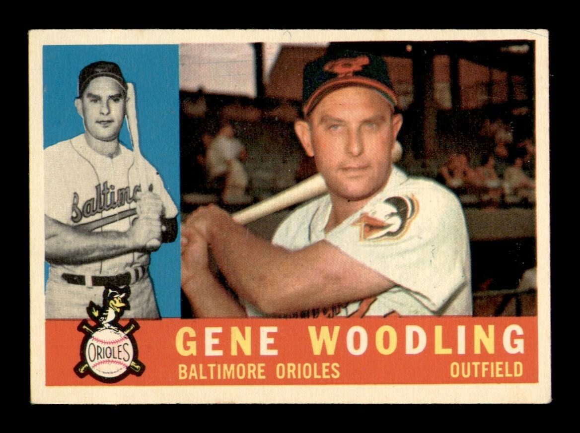 1960 Topps #190 Gene Woodling EX-MT Baseball Card OBGcards