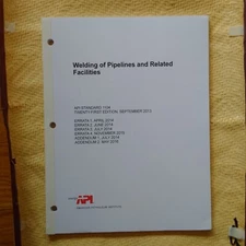 API 1104:2013 WELDING OF PIPELINES AND RELATED FACILITIES 21ST EDITION