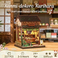 Book Nook kit di costruzione fai da te taglio laser precisione 3D puzzle in legno regalo da collezione