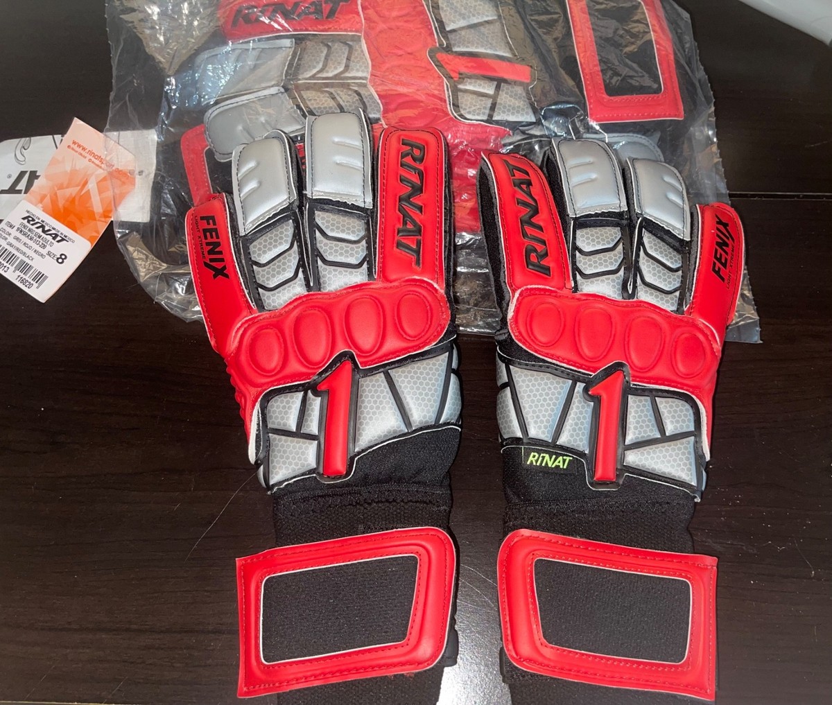 New RINAT FENIX NRG SEMI SOCCER GLOVE Size 10, Goalkeeper, Futbol