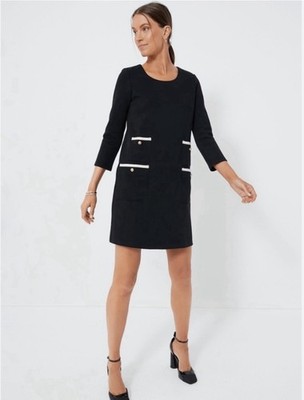Tuckernuck Black Francoise Mod Mini Dress NWT Extra Small XS