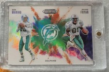 2025 Panini Prizm Black Dan Marino Irving Fryar Dual Color Blast #7