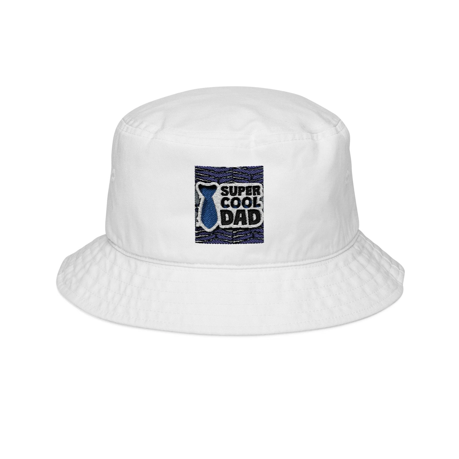 Embroidered Bucket Hat, Cool Dad Cap, Hip Dad Hat, Trendy Father Gift.