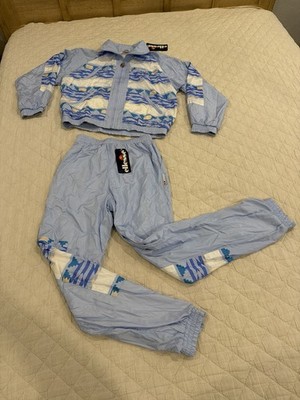 NWT Vintage Ellesse Women's Track Aztec Blue Size P (xs) Two Piece Casual