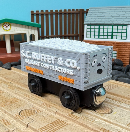Wooden Railway Custom Made Cargo Trains for Thomas Friends Brio & Others - Picture 31 of 35