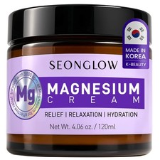Magnesium Cream for Sleep Leg Cramps: Fast-Absorbing Lotion w Lavender Shea