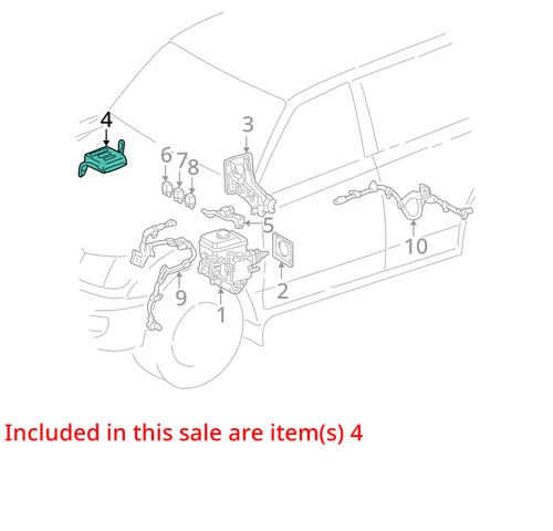 LAND CRUISER LX470 1998-2002 ABS VSC TRACTION CONTROL MODULE 89540-60160 used - Picture 3 of 14