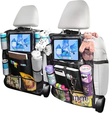 2 Pcs Car Auto Seat Back Multi-Pocket Storage Bag Organizer Holder Travel Hanger