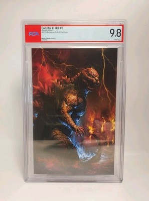 PSA 9.8 GODZILLA: IN HELL #1 SEPTEMBER 2025 REPRINT NYCC RED EXCLUSIVE VIRGIN