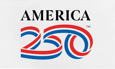 America 250 Outdoor Flag, Off White,  Poly Cotton 60'' x 33.5'' , 1-sided