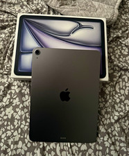 Apple iPad 11in 128GB Wi  Fi  5G Tablet, Gray w/ Box - Open Box