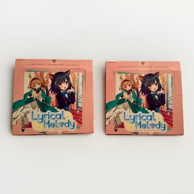 Lot of two Cardfight! Vanguard OverDress: Lyrical Melody 01 Booster Box  pink | eBay