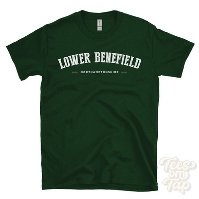 LOWER BENEFIELD NORTHAMPTONSHIRE T-SHIRT Benefield England College Style