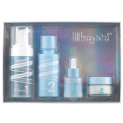 High Moisture Cleaning Mousse Toner Essence and Cream Set for Your Skin Care