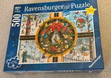 CHRISTMAS SONGBIRDS (Ravensburger) 500 LARGE Format Piece Jigsaw Puzzle SEALED