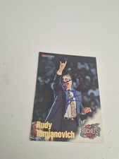 Rudy Tomjanovich Houston Rockets Signed NBA Hoops Card NBA Michigan 