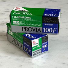 Fuji Provia 100F 120 RDP III ISO 100 Exp 2003   2 Rolls Vacuum Stored