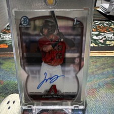 Topps 2023 Bowman Chrome Junior Franco 1st Bowman Auto RC #CPA-JFO DBacks
