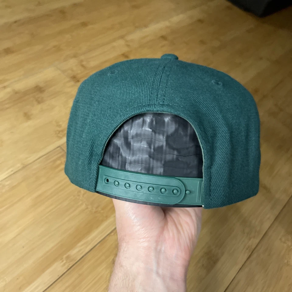 De Colección American Needle Green Bay Packers Lana Años 90 Básico Snapback Gorra Gorra NFL Foto 4 de 4