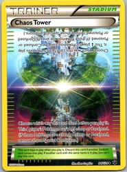 Chaos Tower 94/124 Fates Collide Uncommon Trainer Stadium
