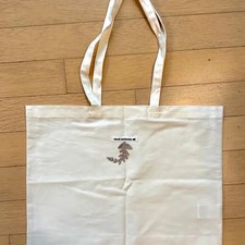 Mina Perhonen Canvas Eco Bag White 34x27.5cm