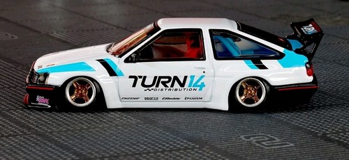 Hot Wheels Collectors Elite 64 Toyota Corolla Levin AE86 Custom JCV06 - Picture 2 of 2