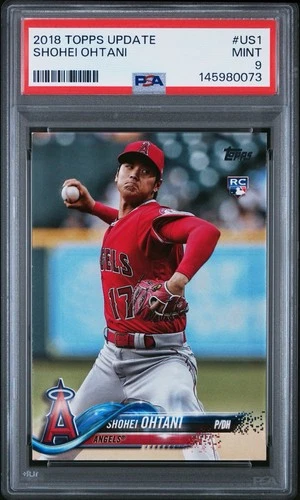 2018 Topps Update Shohei Ohtani (RC) #US1 PSA 9