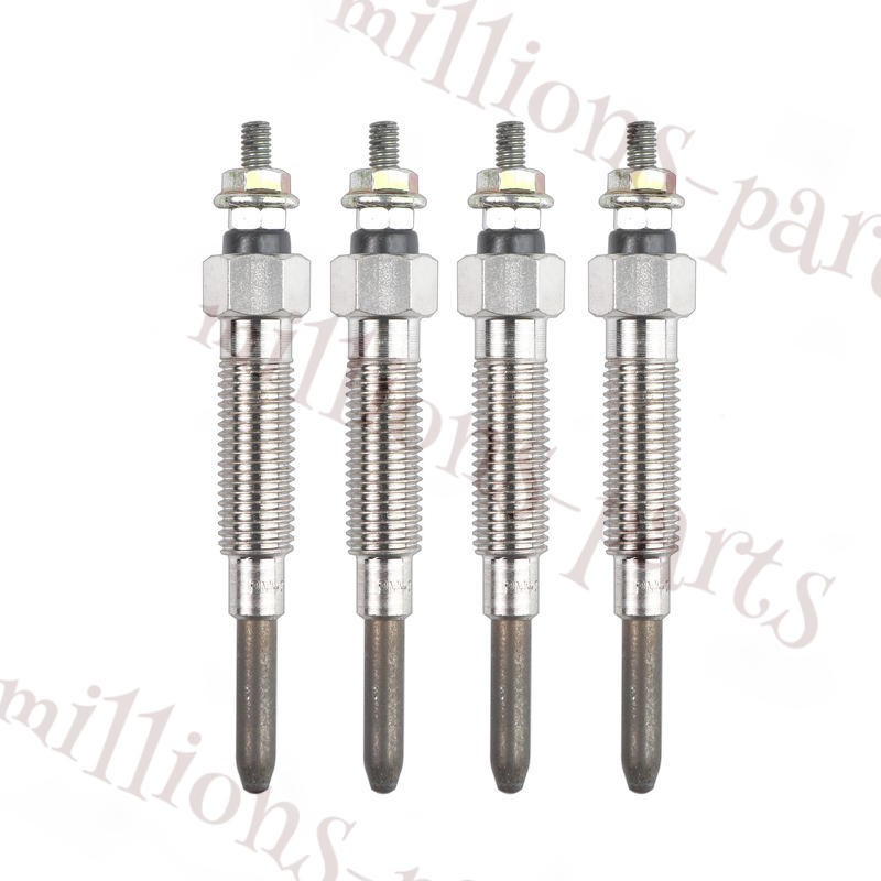4 Glow Plugs for Mitsubishi Engines / K4A, K4B, K4C, K4D, K4E, K4F