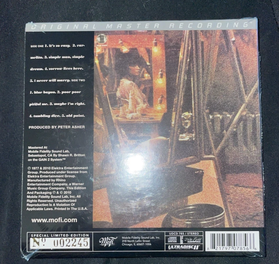 Linda Ronstadt Simple Dreams MFSL 24Kt Gold Disc Ultradisc II #002245 NEW SEALED Foto 2 de 3