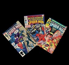 Three The Spectacular Spider-Man Comics, #67 1982, #23 FT. MK 1978, #93 1984