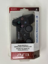 SONY PlayStation 3 DualShock 3 PS3 Wireless Controller Black OEM CLAM CECHZC2U