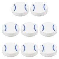 Tennis SchläGer VibrationsdäMpfer, 8Er Pack Tennis Absorber Aus Silikon, Weiß