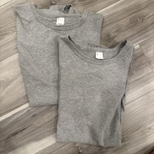 2-Pack 3sixteen Heavyweight Tees T shirt White Gray XXL Made in USA