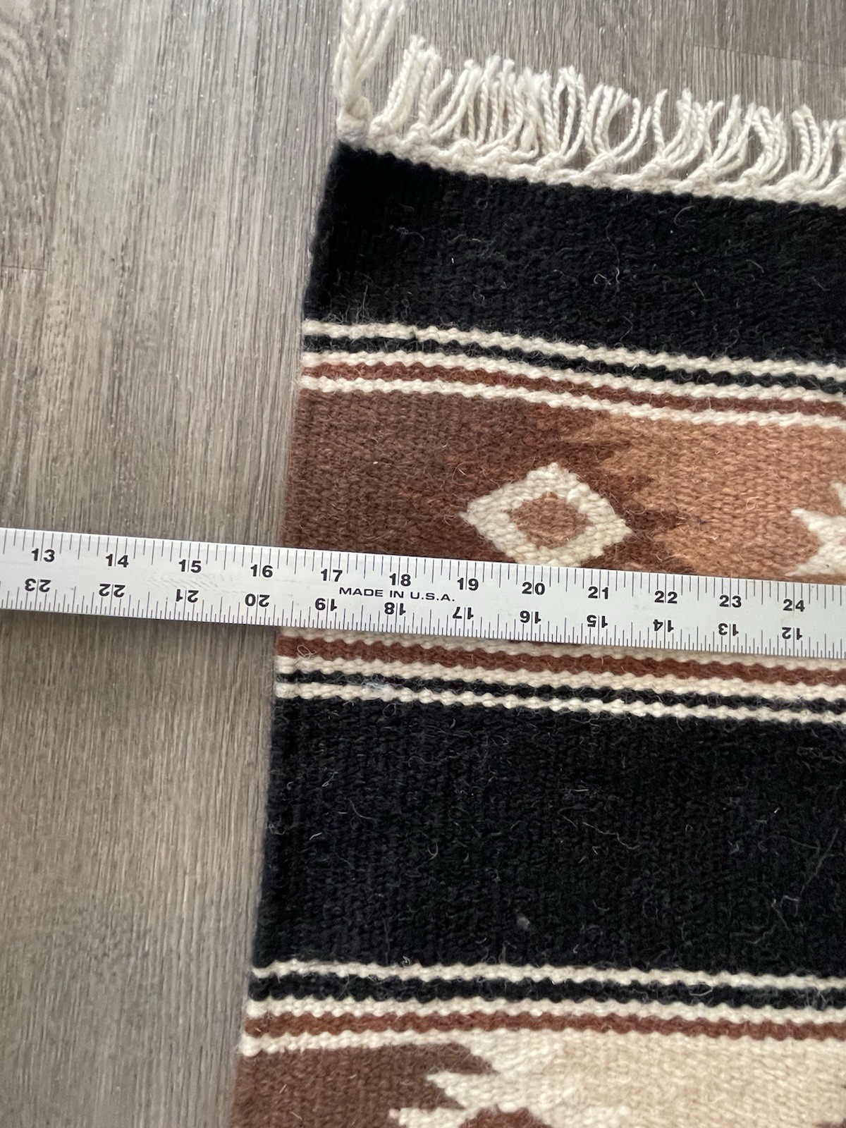 Southwestern Saddle Blanket Wall Hall Runner Hanging Rug 40 Inches x 20 Inches