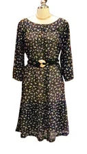 VINTAGE YVES SAINT LAURENT RIVE GAUCHE SHIFT DRESS MADE IN PARIS FRANCE LUXURY
