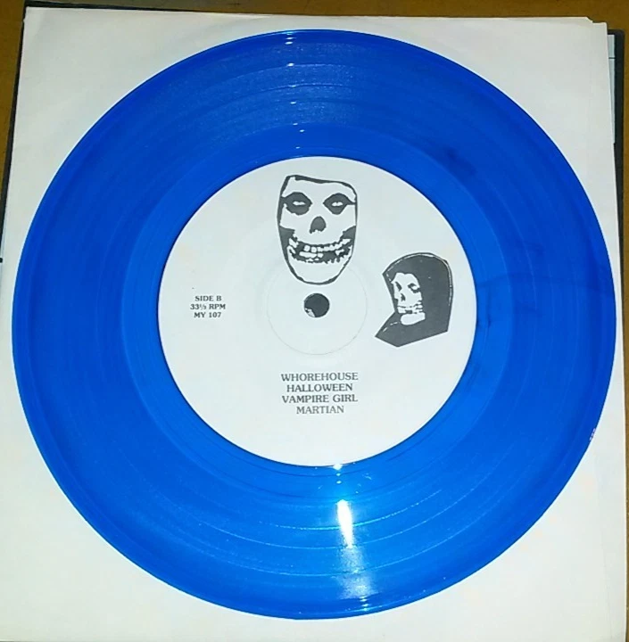 Misfits – A Walk Among The Dead - 7" USA 1990 Blue Vinyl - Rare Punk Near Mint - Bild 3 von 4