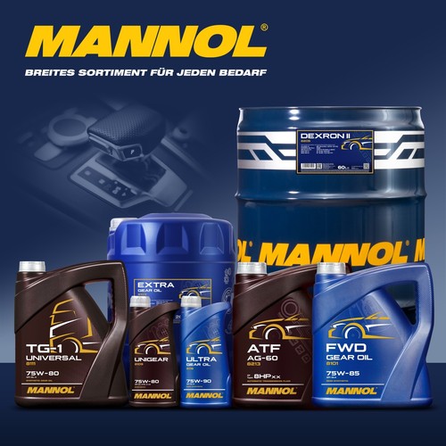 60 (3x20) Litre SAE 75W-85 Mannol Fwd Huile de Transmission/ Manuelle/ Api GL-4 - Photo 4/4