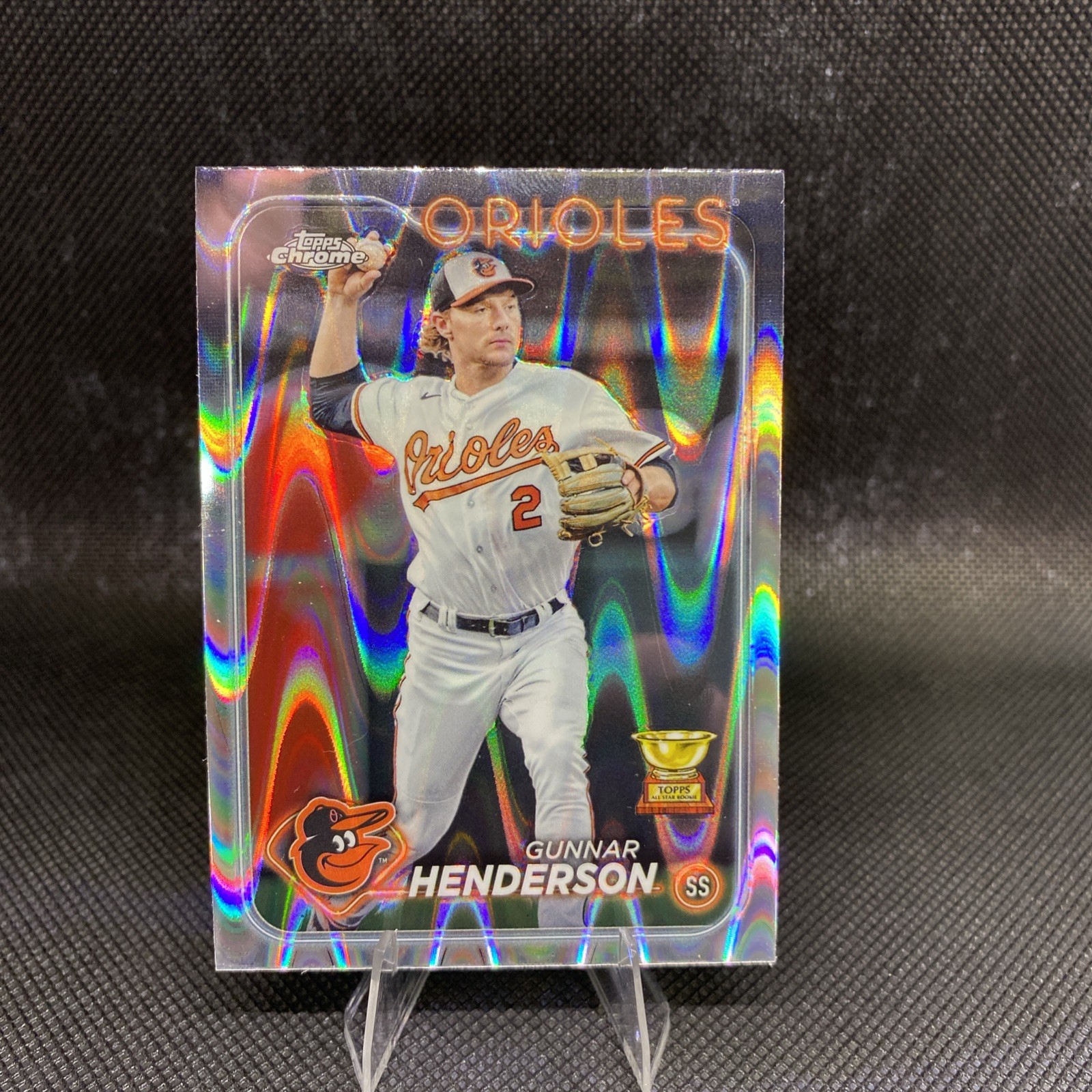 ⚾️ 2024 Topps Chrome Gunnar Henderson Raywave Refractor #36 Orioles