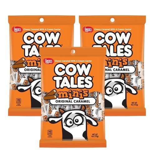 Goetze's Mini Vanilla Cow Tales, Original Caramel Minis, 4oz (12 Pack) - Imagen 19 de 20
