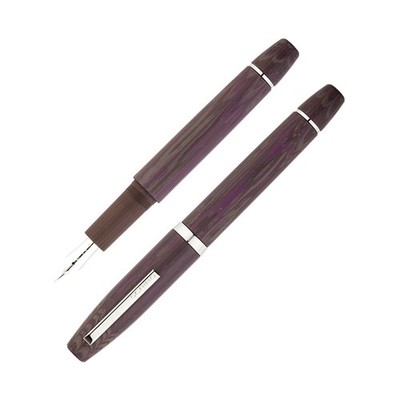Scribo Flow Fountain Pen in Armonia with Platinum Trim, 14kt Medium