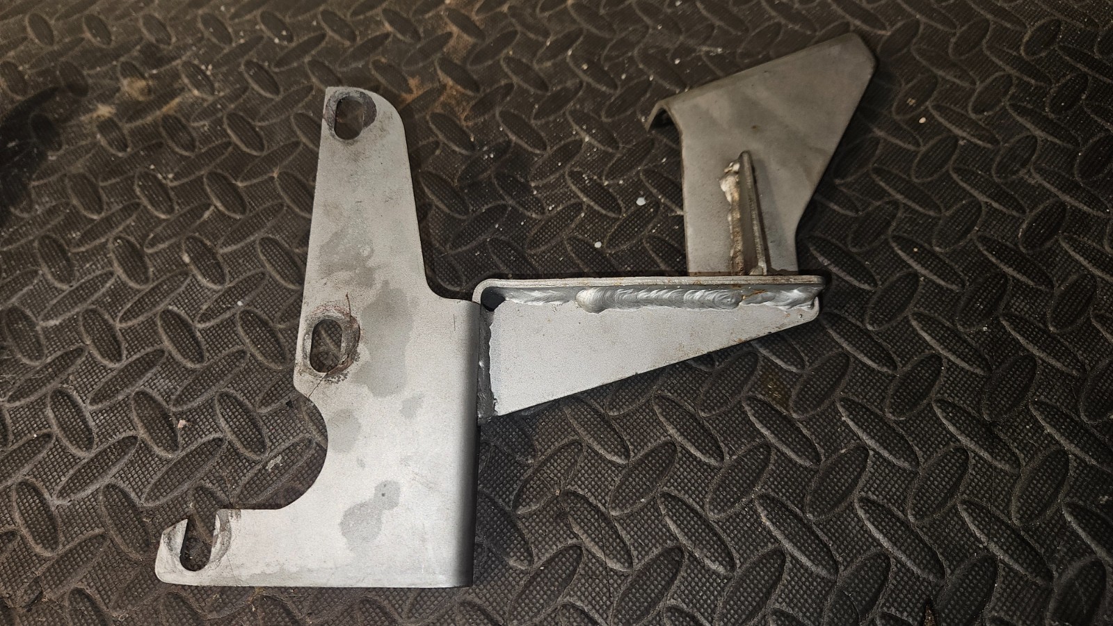 Ferrari 430, left & right exhaust gearbox mounting brackets, P/N 223144 & 223143