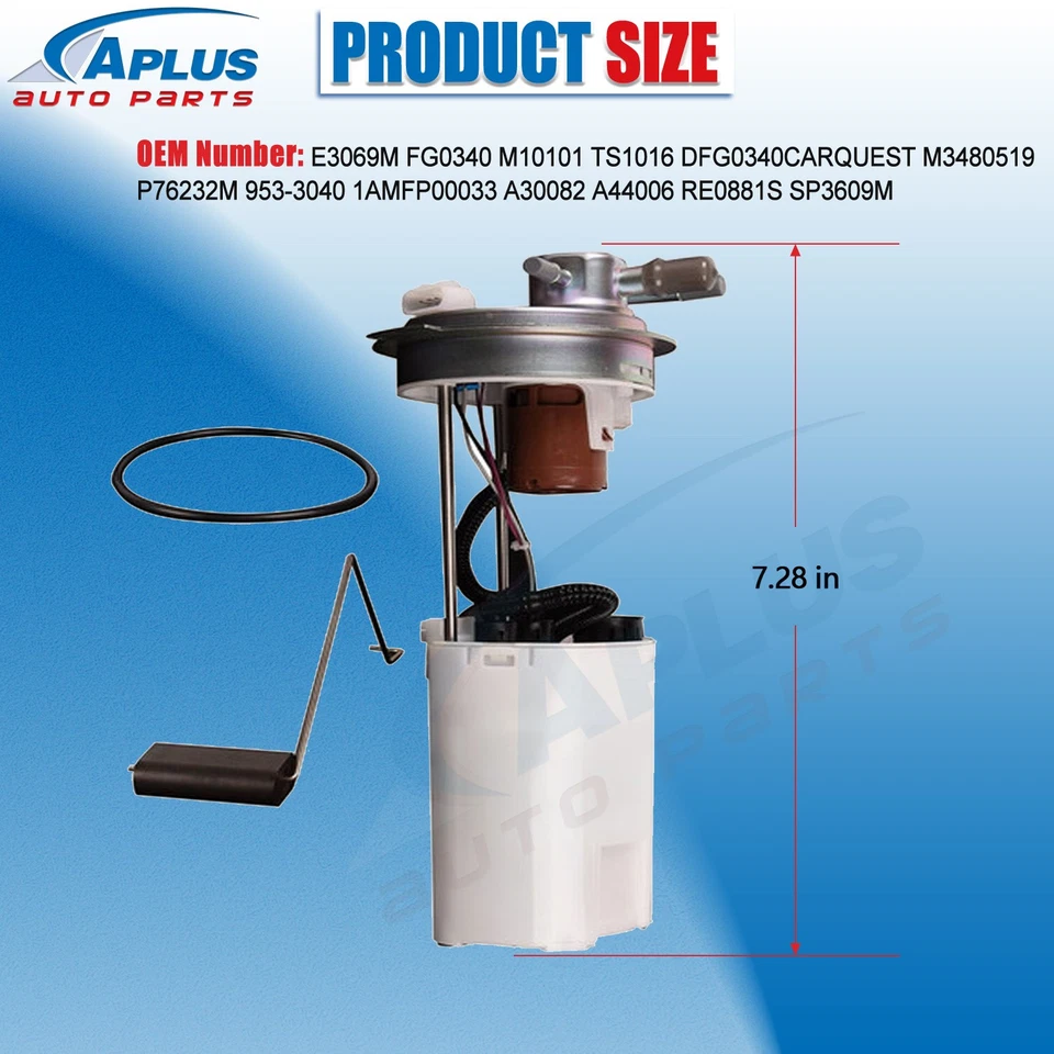 Conjunto de módulo de bomba de combustible para 04-07 Chevy Silverado GMC Sierra 1500 2500 E3609M Foto 3 de 4