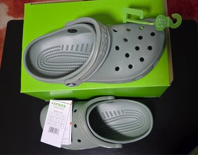 Crocs Kids Classic Clogs  Moss Green  Size J5 New Lightweight Slip On