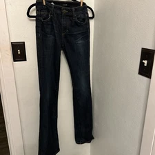 Joes Jeans Womens 27 Curvy Bootcut Stretch Dark Wash Blue  Denim 